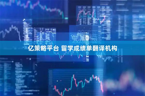 亿策略平台 留学成绩单翻译机构