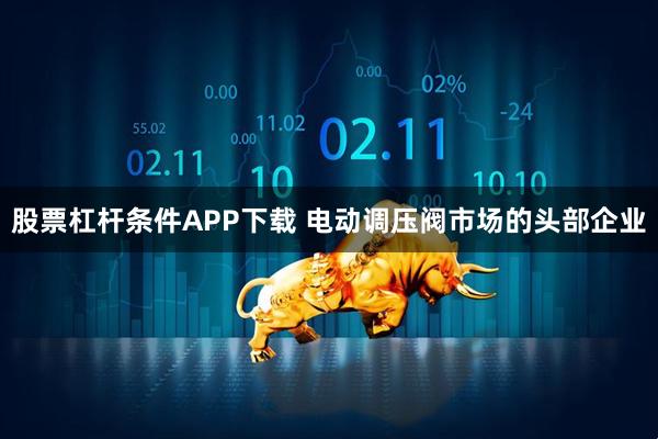 股票杠杆条件APP下载 电动调压阀市场的头部企业